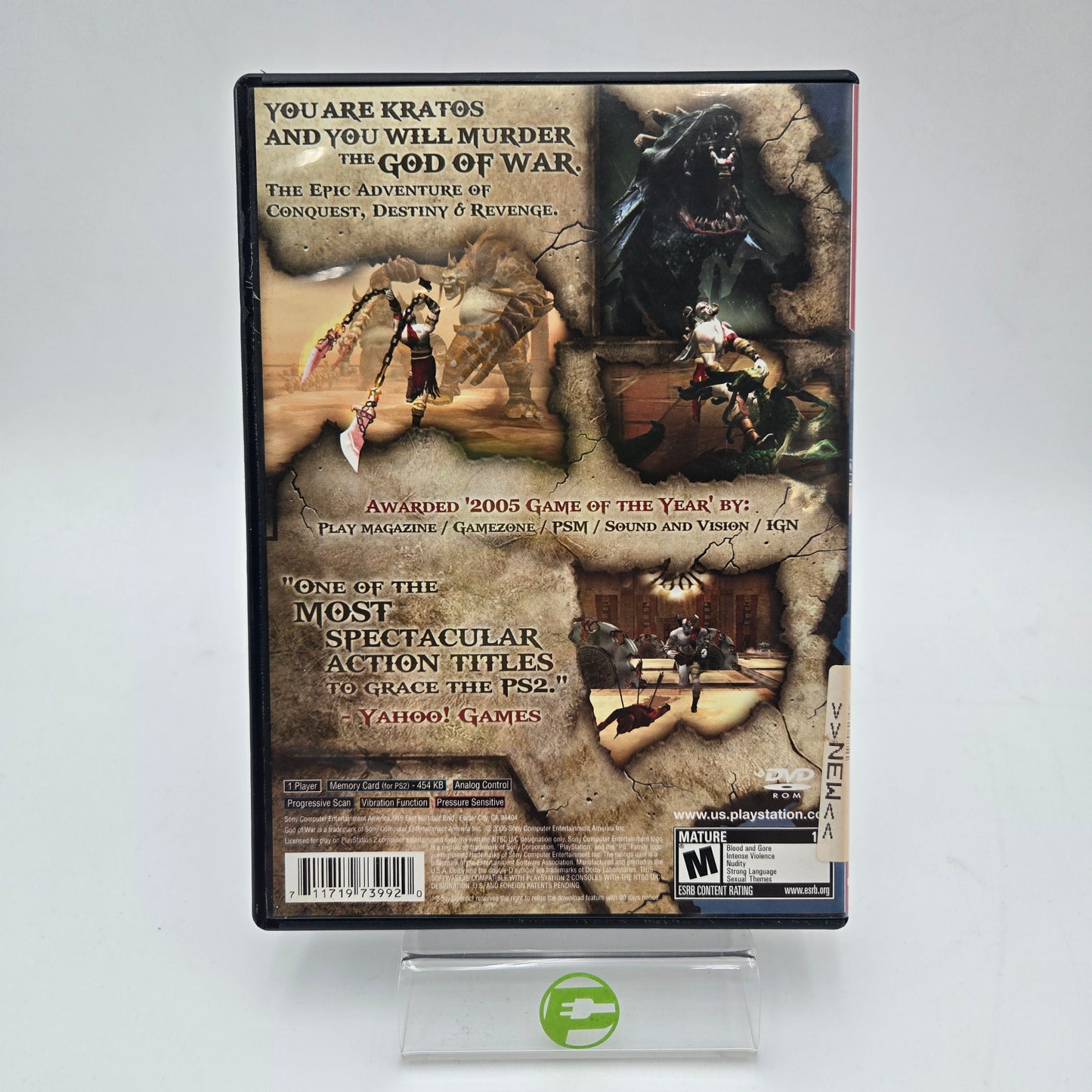 God of War [Greatest Hits] (Sony PlayStation 2 PS2, 2005)