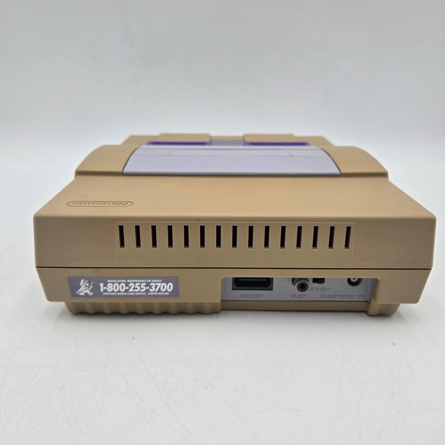 Super Nintendo Entertainment System SNES Video Game Console SNS-001 Gray