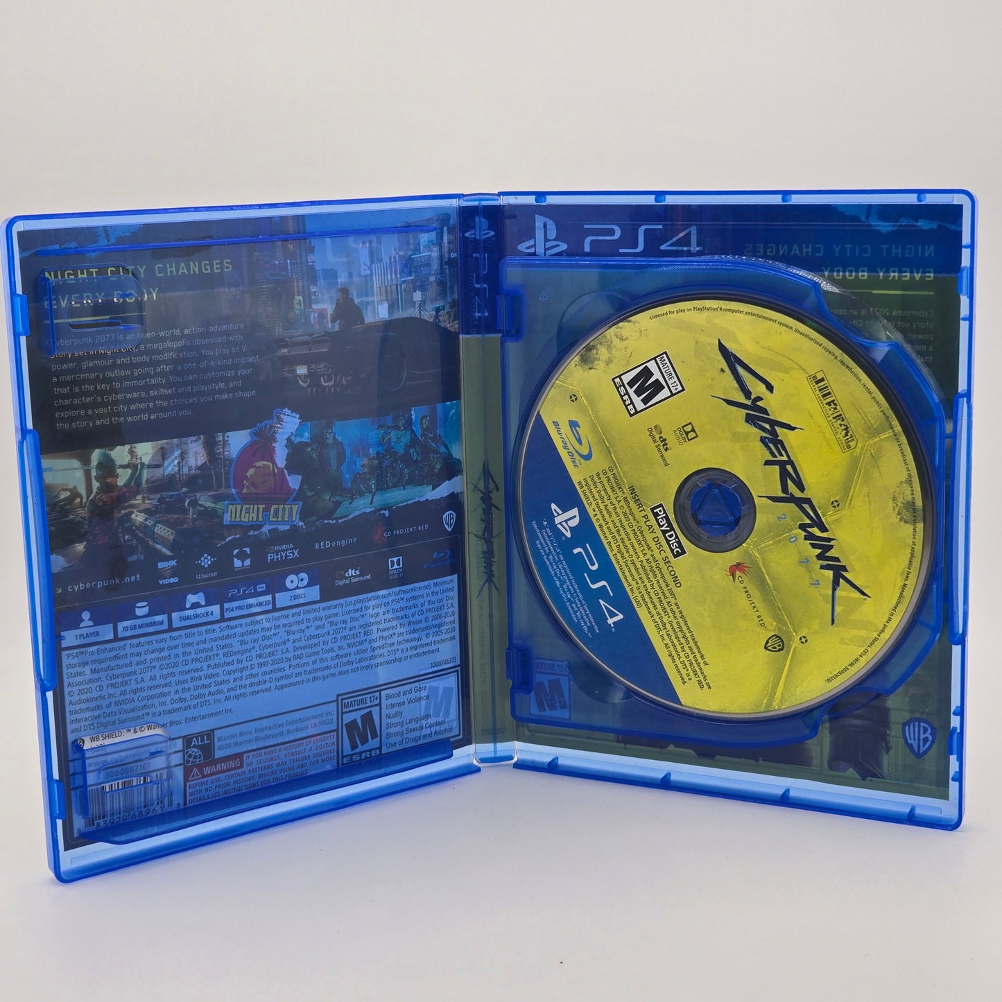 Cyberpunk 2077 (Sony PlayStation 4 PS4, 2020)