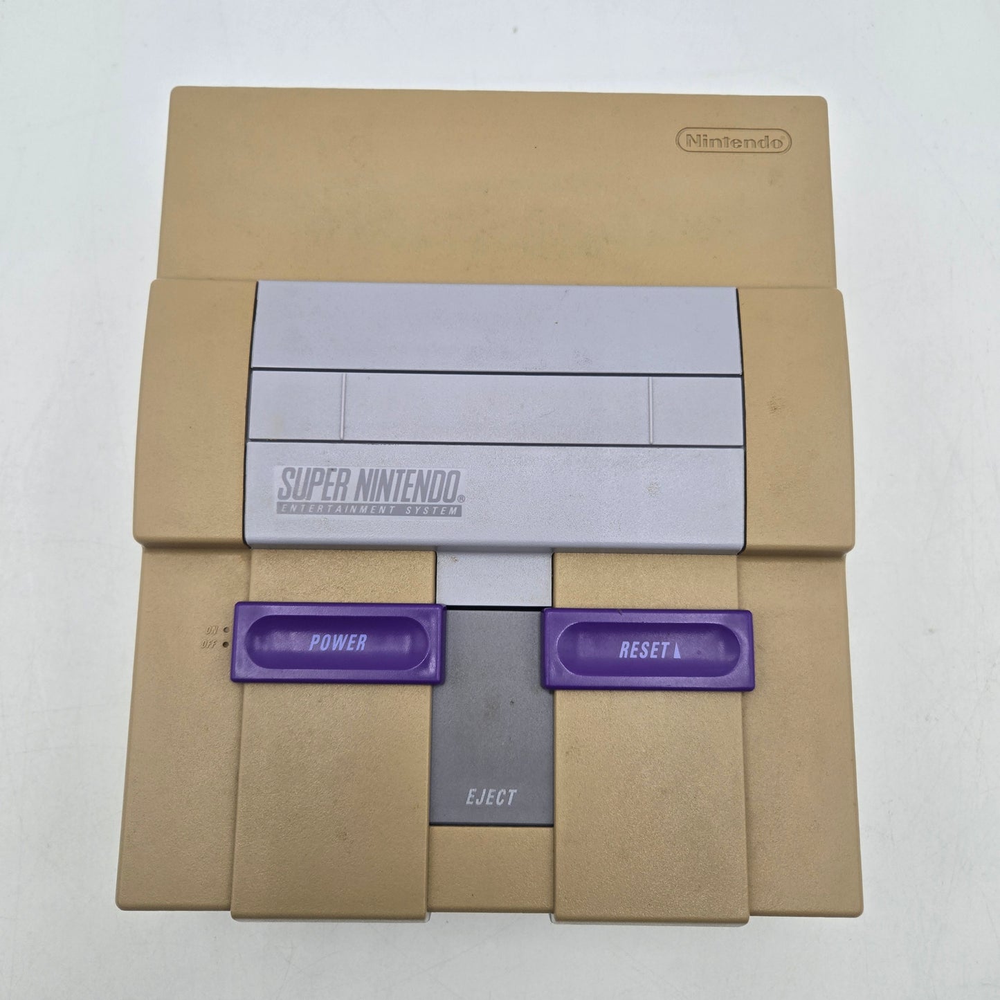 Super Nintendo Entertainment System SNES Video Game Console SNS-001 Gray